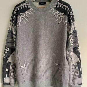 NEW! Givenchy Men’s Shoe Lace Decorative Sweater.